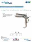 Product Sheet - Graves Vaginal Speculum